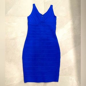 Katie J NYC Bandage royal blue dress